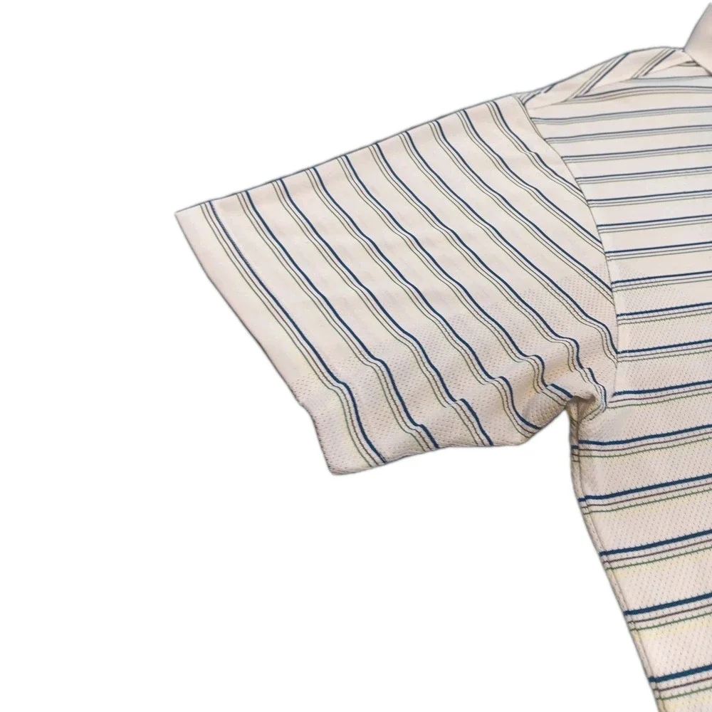 Nike Golf Dri-FIT Polo Shirt Men's  Striped 2XL Short Sleeve‎